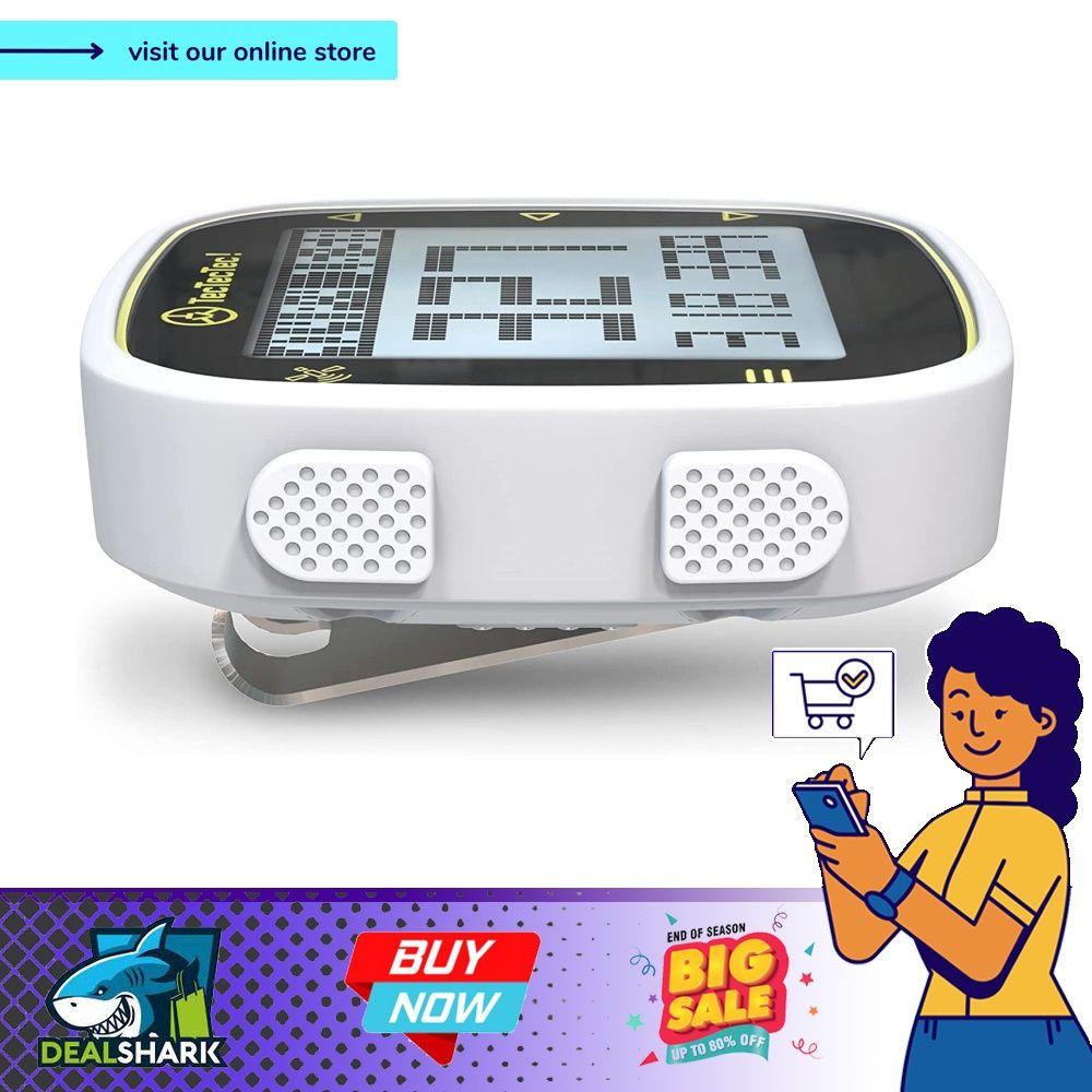 TecTecTec ULT G Ultra Light Golf GPS Handheld with Rechargeable Battery LCD Display Preloaded with 38K Worldwide Courses Lightweight Simple