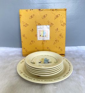 The Story of Moomin Valley Charaters Painted Dinner Dessert Plate Set