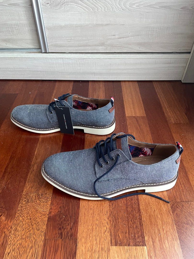 Tommy Hilfiger Garson Chambray Derby in Navy size US10 EU43
