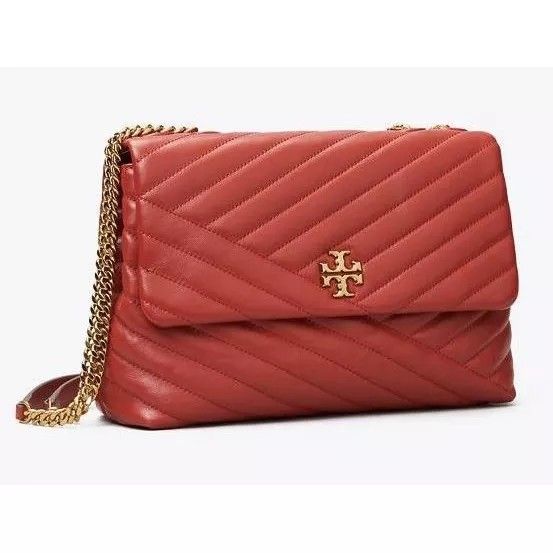 Tory Burch Kira Chevron Convertible Shoulder Bag Women s Fashion Bags Wallets Shoulder Bags on Carousell