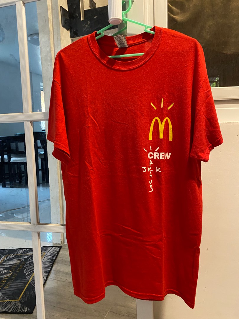travis scott mcdonalds shirt stockx