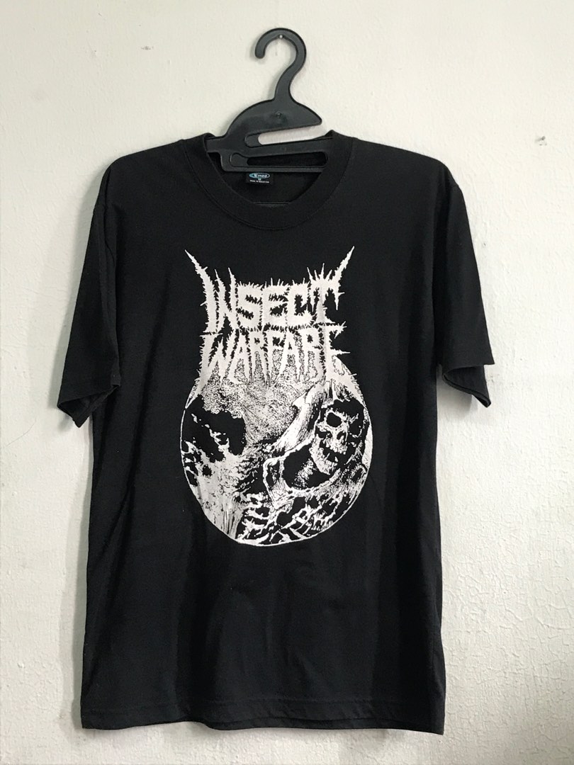T shirt Band INSECT WARFARE Local Print Men s Fashion Tops