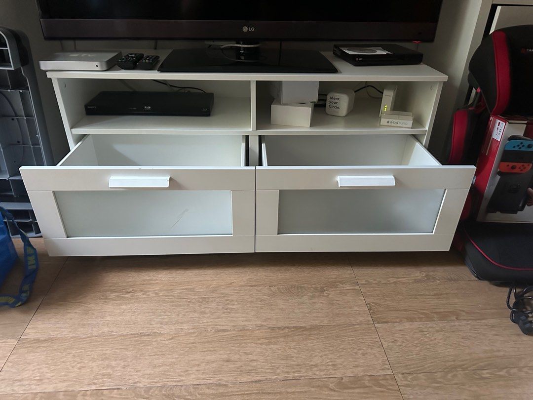 TV rack IKEA, Furniture & Home Living, Furniture, TV Consoles on Carousell