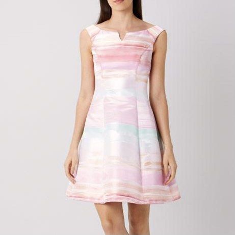 Rainbow fit on sale and flare dress