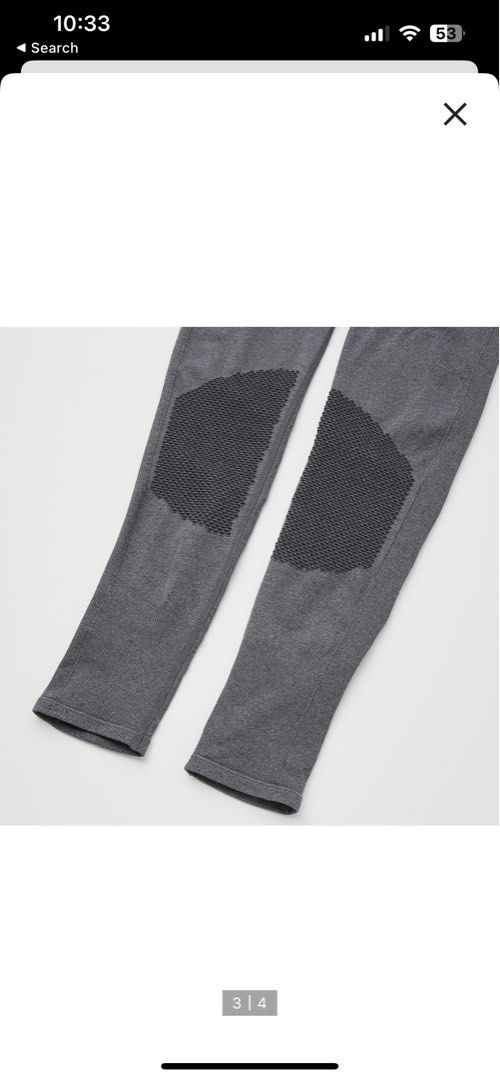 Uniqlo WOMEN AIRism Seamless Support High Rise Leggings, Women's Fashion,  Activewear on Carousell