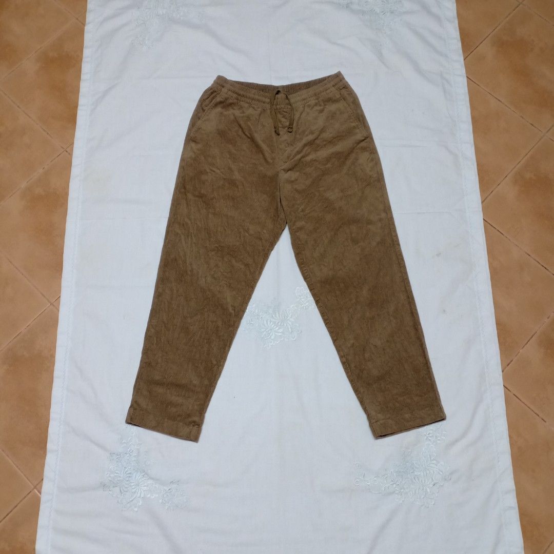 MEN'S CORDUROY EASY ANKLE PANTS