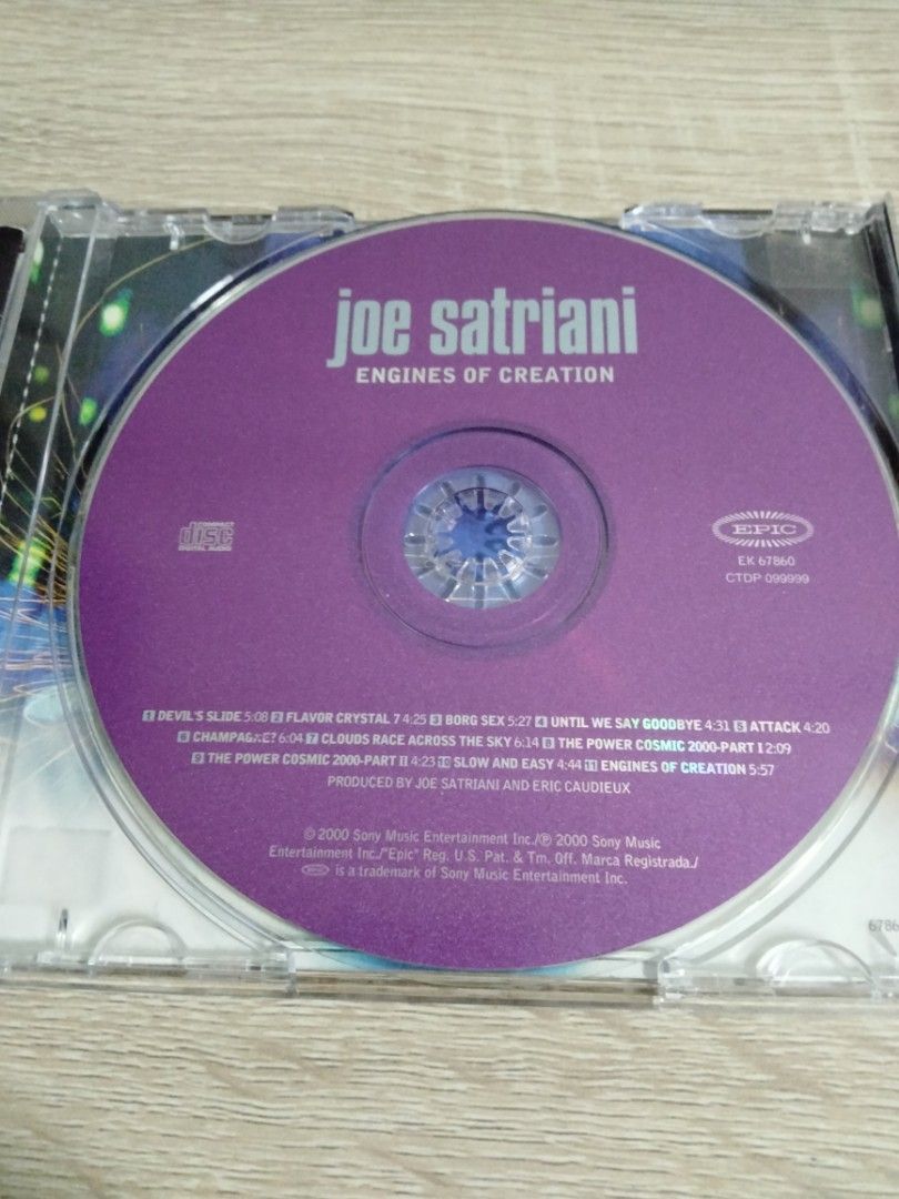 Joe Satriani - Engines of Creation, Epic/Sony Music Enterta…