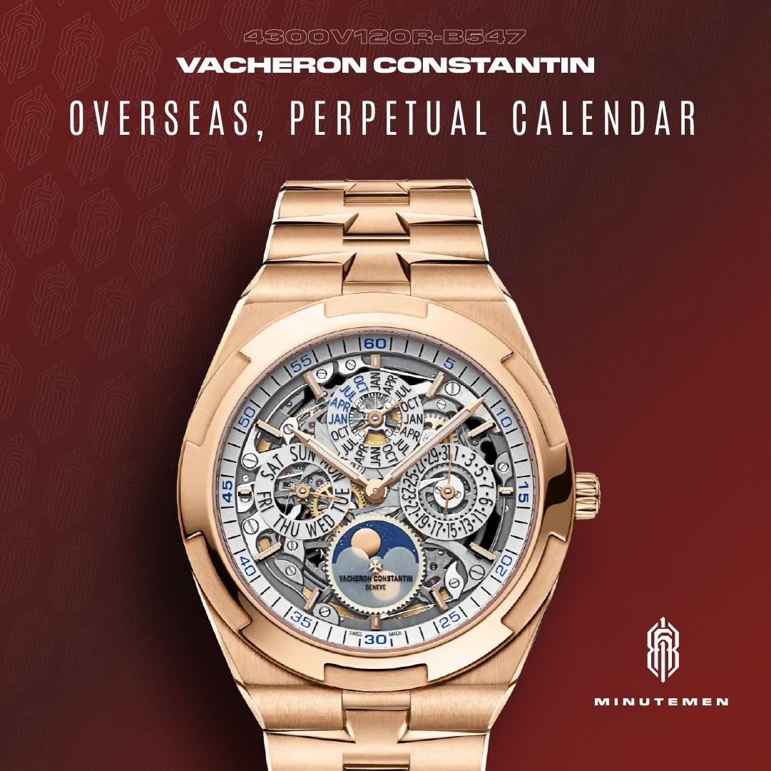Vacheron Constantin 4300V/120R-B547 (Category: Watches) located in Singapore. Submitted by minutemen1.618 (Listing ID 1233666785, Image 1). Description: The Vacheron Constantin 4300V/120R-B547, the ultimate watch for those who demand the very best. This exquisite timepiece is a true masterpiece of Swiss engineering, combining stunning design, unparalleled craftsmanship, and cutting-edge technology. Crafted from the finest materials, including 18k