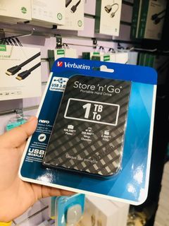 Verbatim 1TB Store n Go Portable HDD USB 3.0 Black 53194