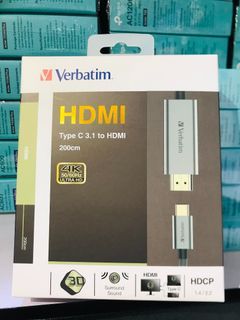 Verbatim Type-C 3.1 to HDMI 4K/60Hz HDCP 1.4/2.2 200cm 65709