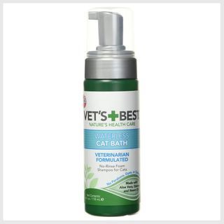 Vet's Best No-Rinse Clean Waterless Cat Shampoo. Natural Formula, 4 oz