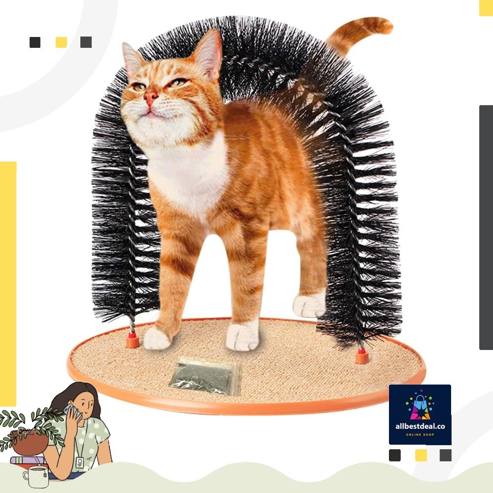 Cat back top scratcher arch