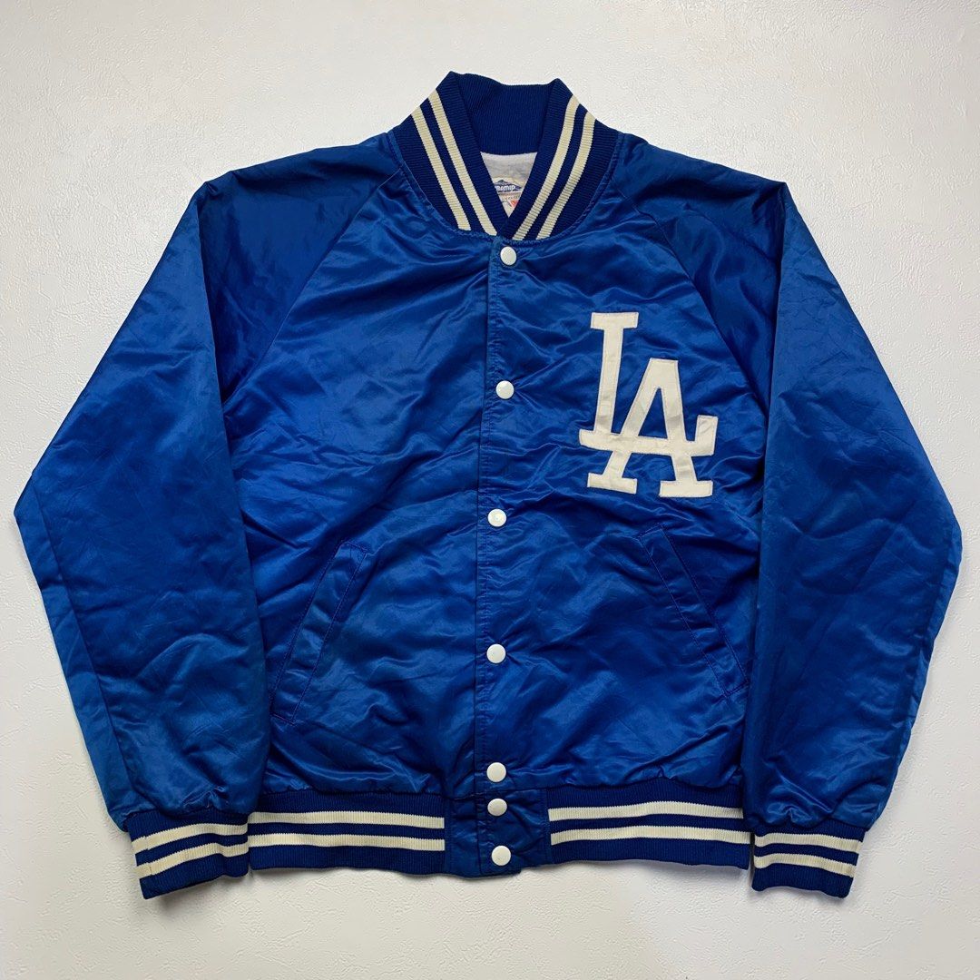 Jaket dodgers majestic la vintage mlb jaket nba, Fesyen Pria, Pakaian ,  Baju Luaran di Carousell