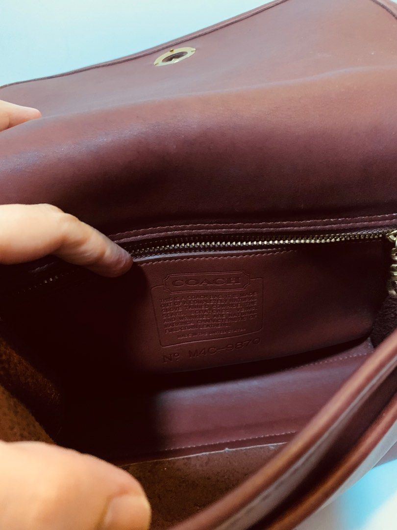 Vintage Coach Court Bag on Carousell