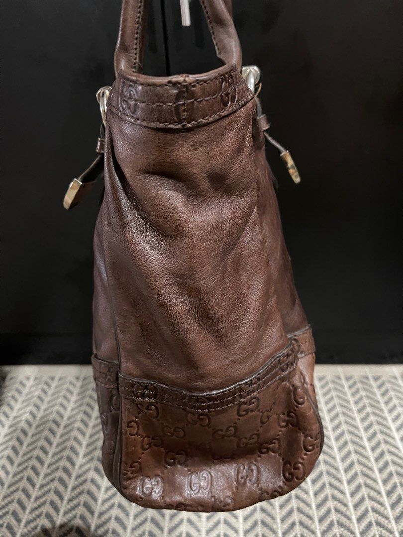 Gucci guccissima on sale leather bag