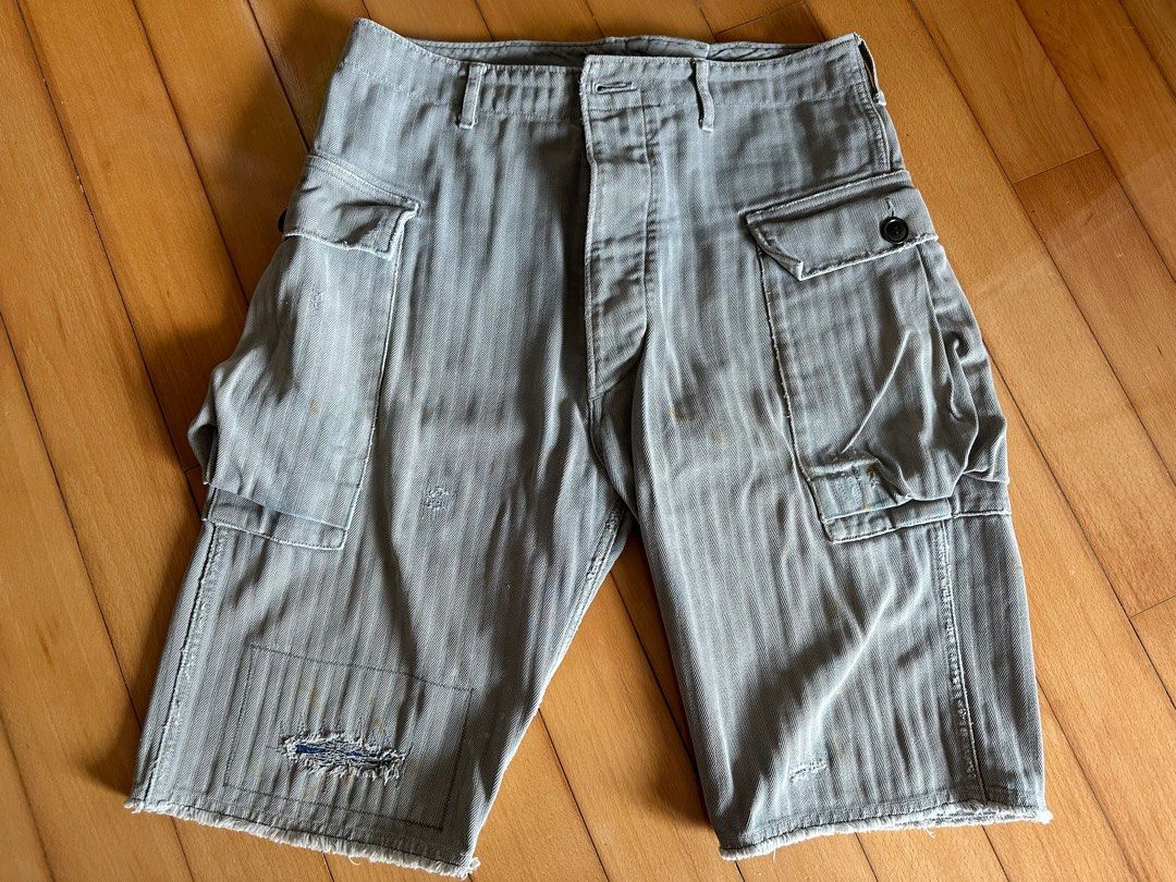 Visvim 19aw Veterans Shorts Crash, 男裝, 褲＆半截裙, 短褲- Carousell