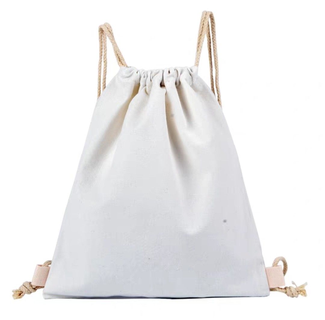Wholesale canvas discount drawstring bags