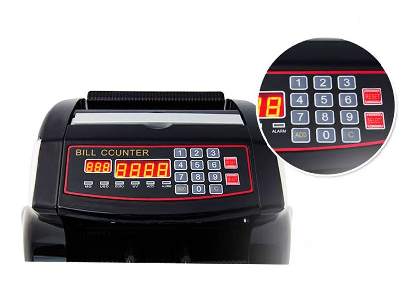 WJD F999 IR/ UV/ MG Money Counter Bill Bank Currency Notes Counting