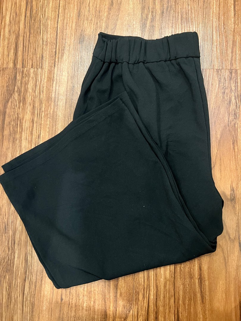 WOMEN'S BLACK CROPPED TROUSERS, Women's Fashion, Bottoms, Other Bottoms ...