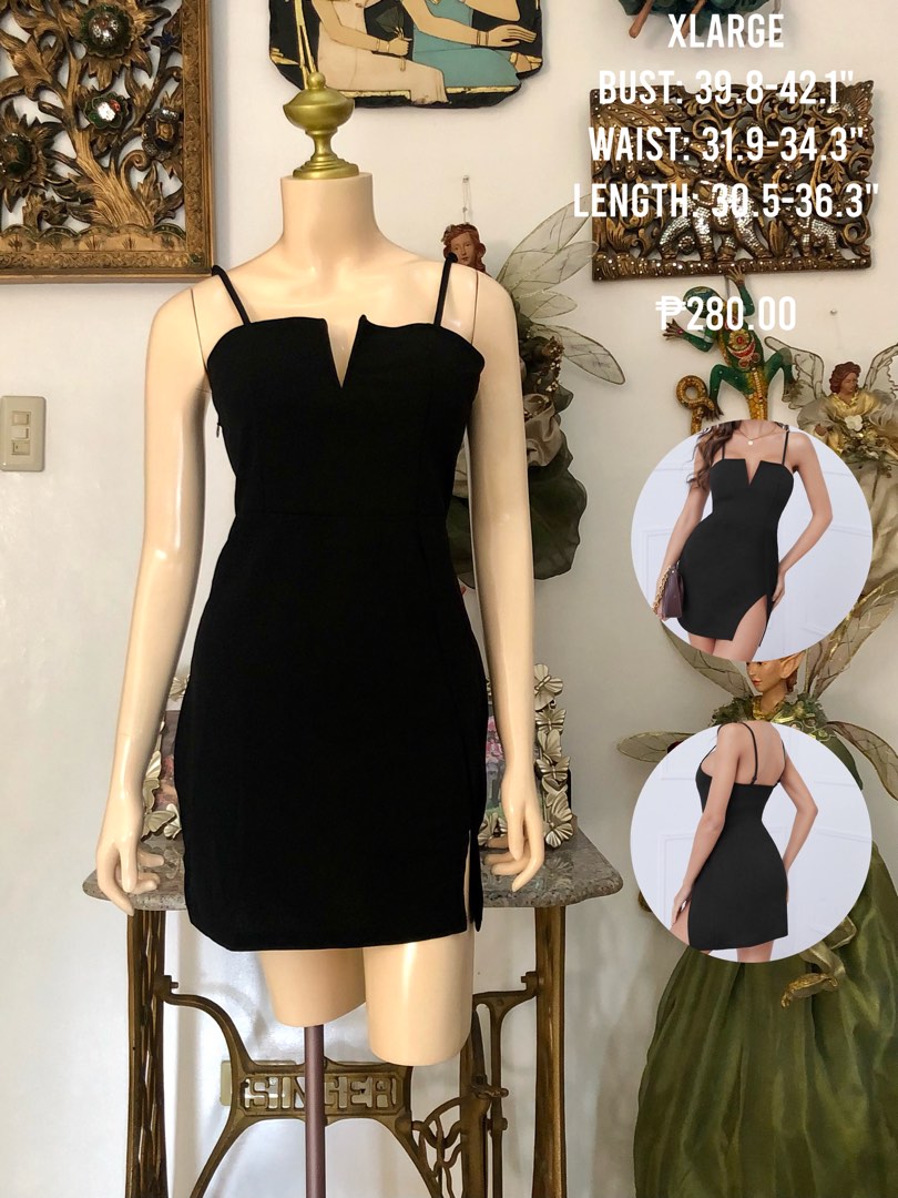 XL Black Dress, Women's Fashion, Dresses & Sets, Dresses on Carousell