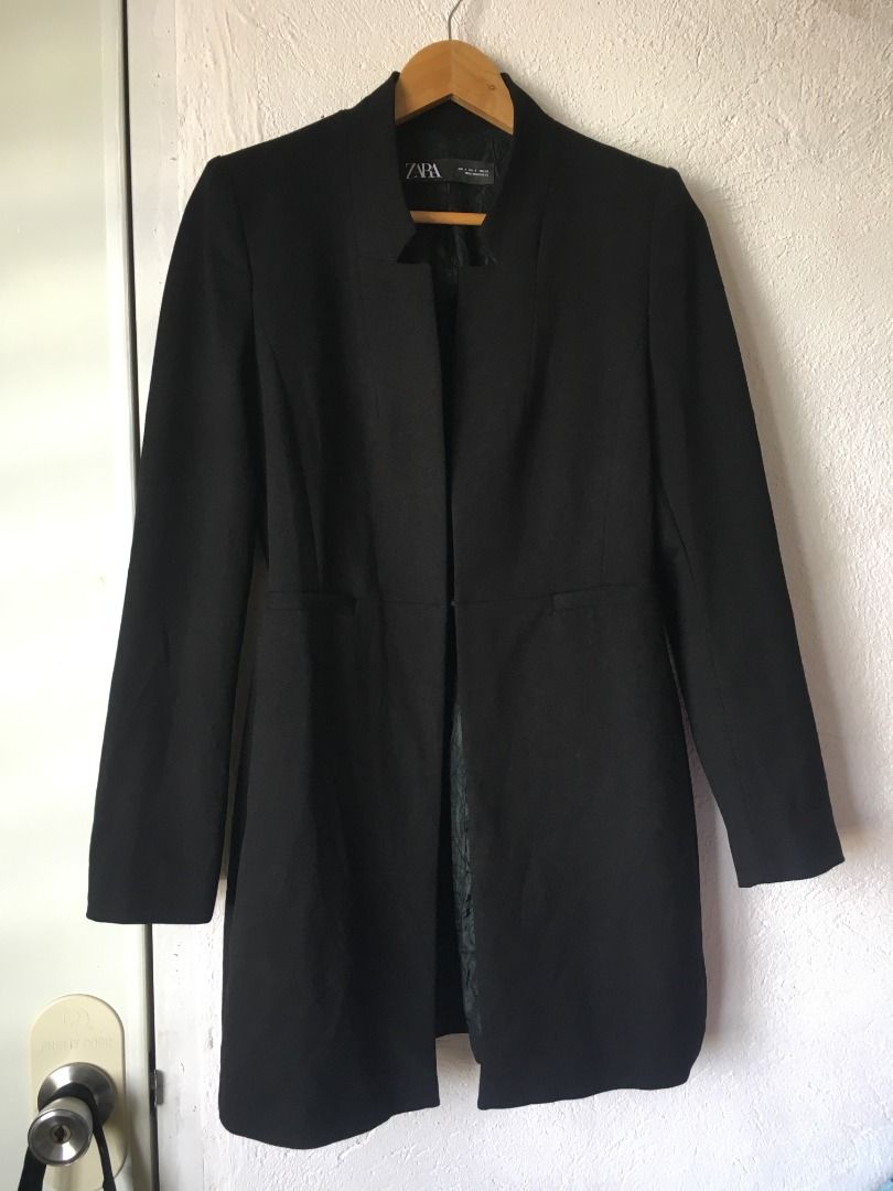 Inverted lapel blazer shop