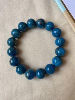 11mm-13mm Blue Apatite Bracelet