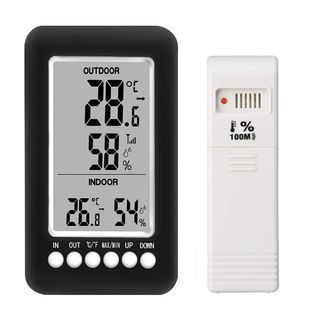 Koogeek Wireless Weather Station,Indoor Outdoor Thermometer Hygrometer with  Sensor, Digital Temperature Humidity Monitor, Alarm Clock,Weather  Forecast,Color LCD Display,Backlight, Sooze Mode Brand 