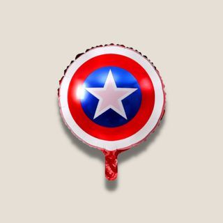 18-inch Round Shape Foil Balloon - Captain America Shield