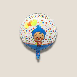18-inch Round Shape Foil Balloon - Plim Plim