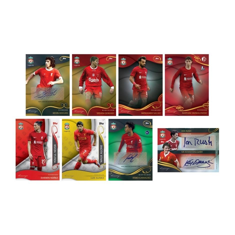 2022-23 TOPPS LIVERPOOL LINEAGE CLUB COLLECTION - BOX, Hobbies