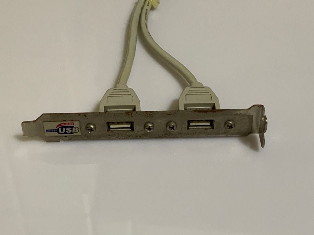 Motherboard 2 Ports USB 3.0 Hubs Expansion Rear Panel Header Bracket Connector