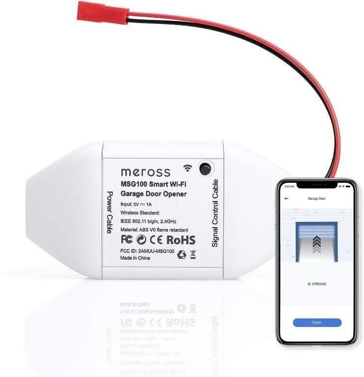 Google assistant compatible garage door opener clearance