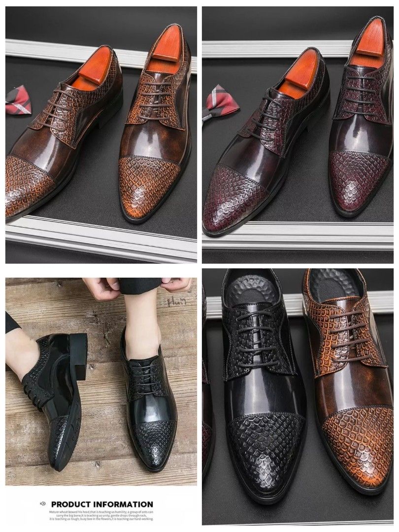 38 48 men formal dress shoes casual British business office work party wedding out door soft comfortable breathable anti slip