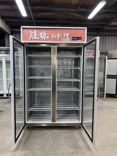 二門透明玻璃冷凍展示冰箱 220V 無電熱 保固一個月 🏳️‍🌈萬能中古倉🏳️‍🌈