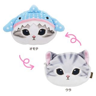 預購 日本直送 最新出品 mofusand 變身毛絨袋 鯊魚貓