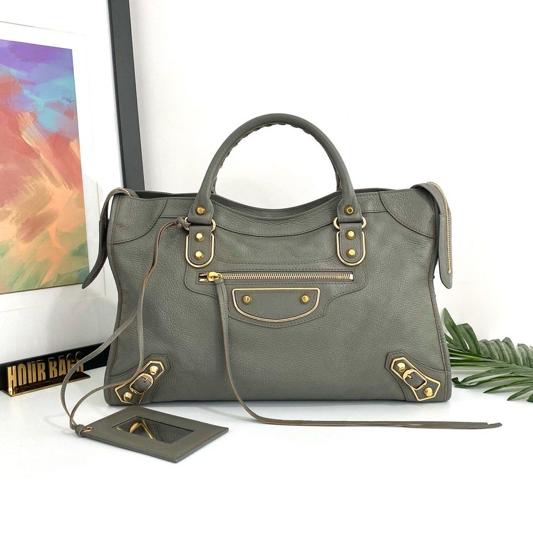 Balenciaga metallic online edge city size