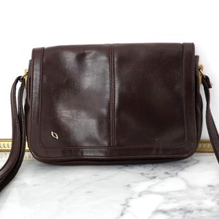 法國復古深啡色真皮袋 French Vintage Dark Brown Leather Bag64213440345346110