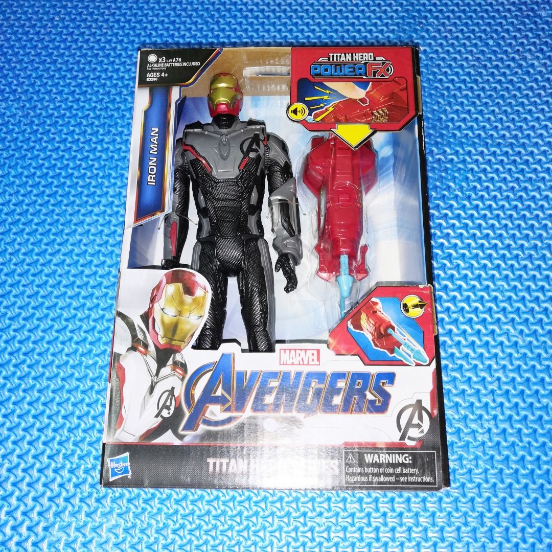 🆕 Marvel Avengers: Endgame Titan Hero Power FX Iron Man Figure