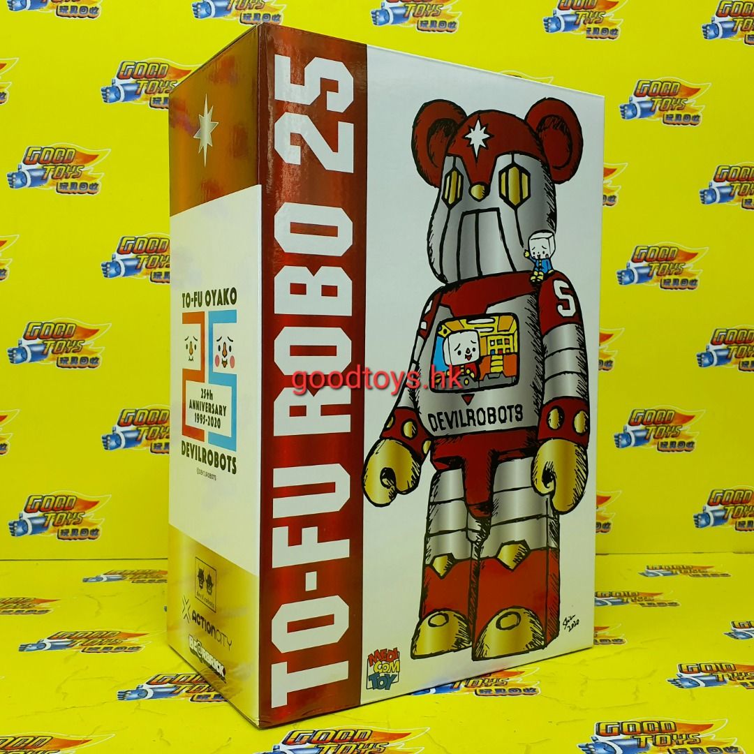 中古已開封MEDICOM TOY BEARBRICK BE@RBRICK TO-FU ROBO 25