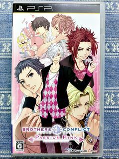 幸運小兔 PSP 兄弟鬥爭 激情粉紅 Brothers Conflict Passion Pink 日版 J4/K4