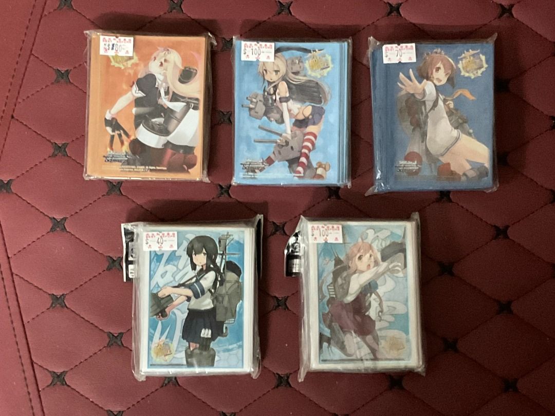 放卡套sell card sleeves, 碧藍航線,碧藍外套,艦娘,絕版稀有套,限定套