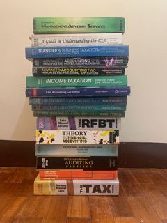 Accounting, Tax, RFBT, Law, Management Advisory Services Books