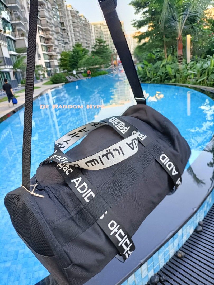 Adidas duffle new arrivals bag small size