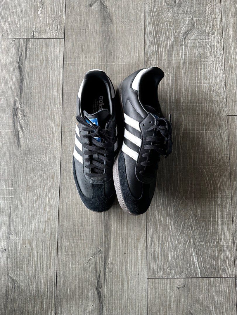 Adidas samba OG 黑, 他的時尚, 鞋, 休閒鞋在旋轉拍賣