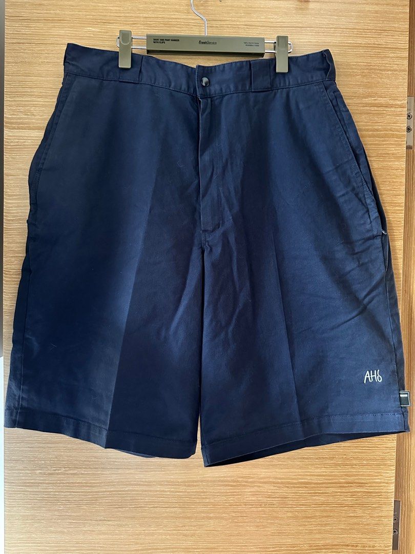 販売入荷SSZ A.H WORK SHORTS AH ツイルワークショーツ　ネイビー パンツ