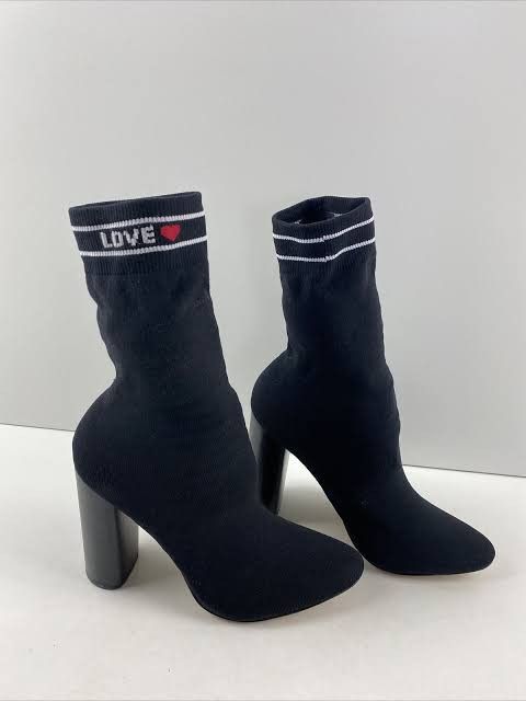 Aldo black sale sock boots