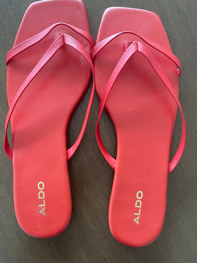 Red aldo clearance sandals