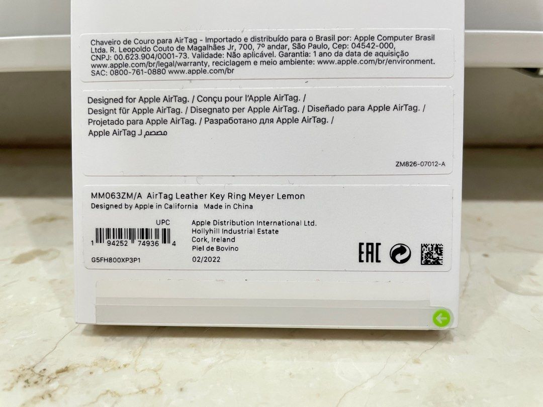 Apple AirTag Leather Key & Meyer Aksesoris & Ring Aksesoris Telepon Seluler Tablet di Carousell Ponsel Tablet, Lemon, Handphone