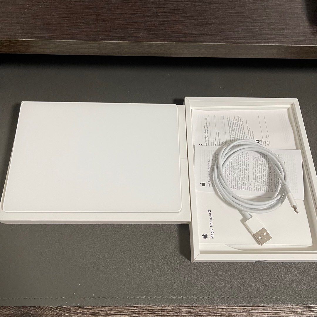Apple Magic Trackpad 2 (Category: Mouse & Mousepads) located in Makati City. Submitted by coldbrewpapi (Listing ID 1233881252, Image 2). Description: Apple Magic Track Pad 2 Price — 6500 ONLY SRP is 7,490 (printed on receipt last slide) Bought last March 24, 2021 at Greenbelt 3 Power Mac Center Reason for selling — barely used.