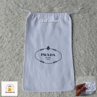 Authentic Prada dust bag 13x8 inches